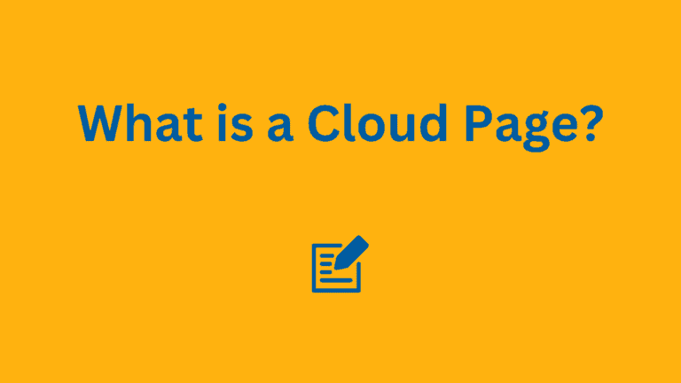 What is a Cloud Page?
