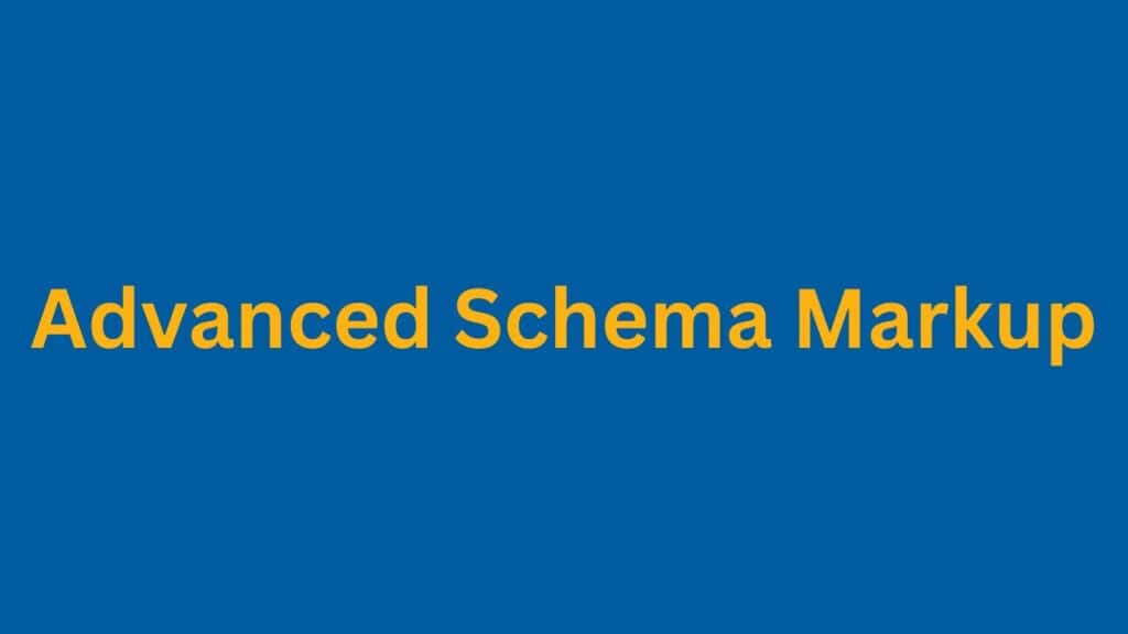 Advanced Schema Markup PI