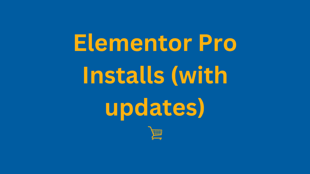Elementor Pro Installs (with updates)