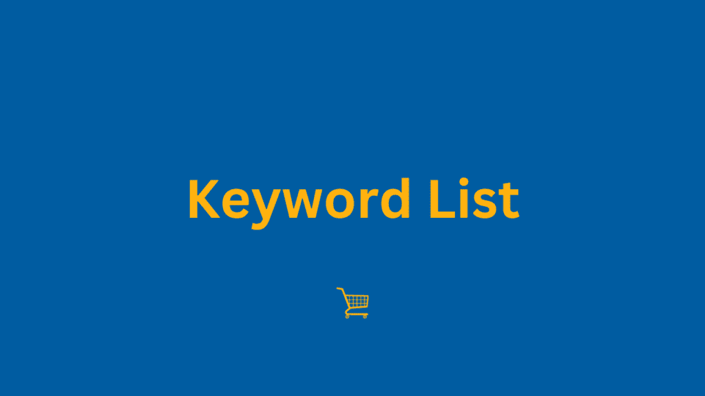 Keyword List